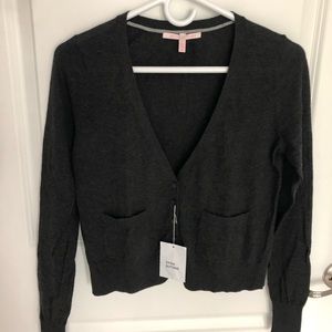 Victorias Secret TOUCH OF CASHMERE cardigan SM charcoal grey
